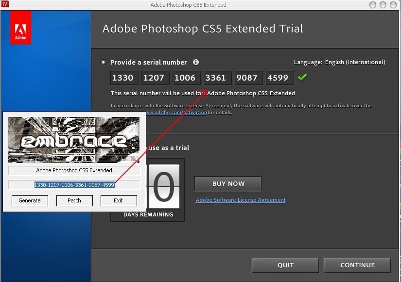 photoshop cs5 serial number mac free