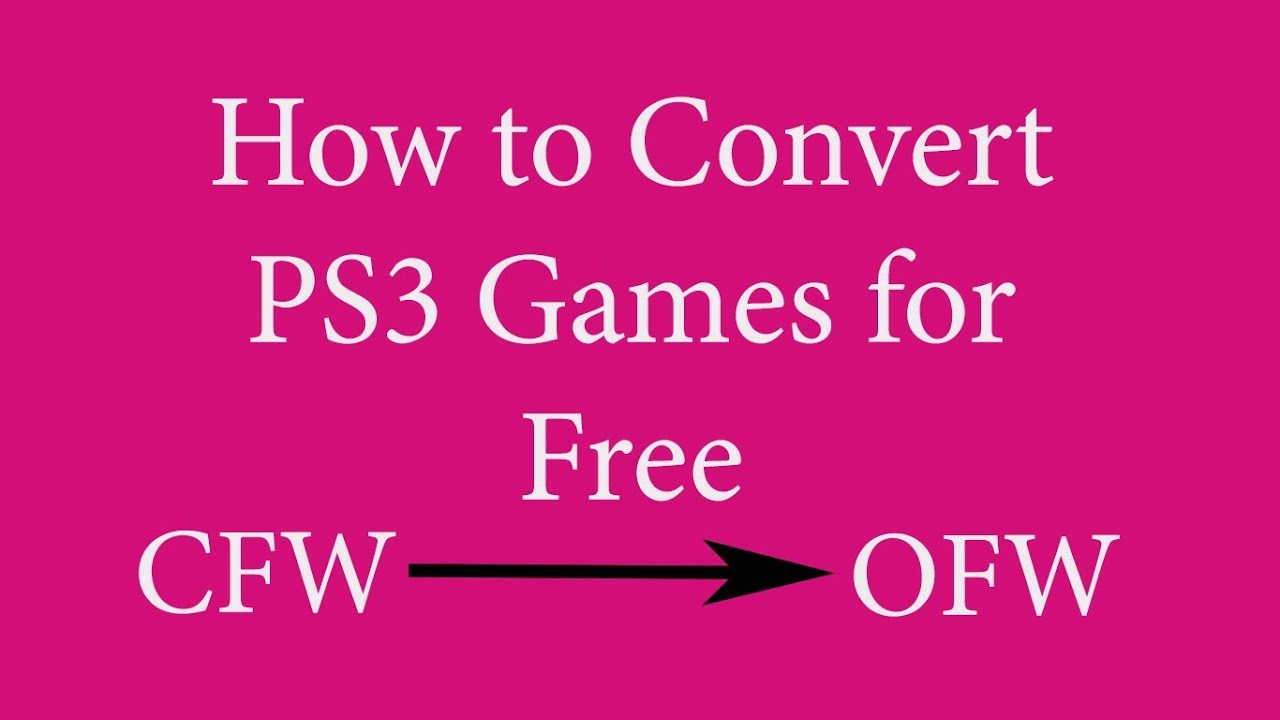 how to convert ps3 games to ps4